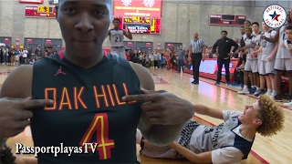 Oak Hill Academy SERVES LaMelo Ball 1st EVER HS LOSS Chino Hills LOSES [upl. by Nauqat]