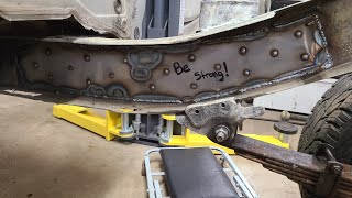 Reinforcing and repairing the Tacoma frame [upl. by Boehike942]