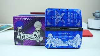 Persona Q 3DS XL Console UNBOXING and GIVEAWAY [upl. by Ellehcyt908]