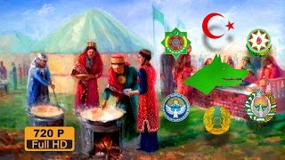 Anayurt marşı Turan marşı quotÖzbek Türkmen Uygur Tatar Azer bir boydurquot [upl. by Ynned96]