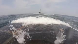 Submarine diving from the outside using a couple of GoPro cameras [upl. by Solitta858]