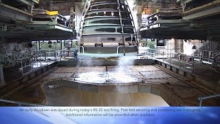 SLS RS25 Engine Aborted Test 12 December 2018 [upl. by Eniluqcaj710]