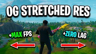 How To Get STRETCHED RESOLUTION in Fortnite OG Best Stretched Resolution [upl. by Gruver937]