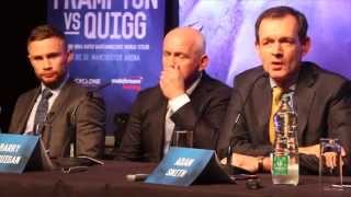 FIERY amp HOTBLOODED  CARL FRAMPTON v SCOTT QUIGG  FULL amp UNCUT BELFAST PRESS CONFERENCE [upl. by Aschim427]