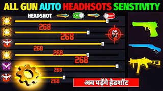 Free Fire Auto Headshot Trick 2024 Sensitivity  2gb 4gb 6gb Ram Headshot Sensitivity Setting [upl. by Petulah]