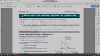 Proceso de resolución de problemas neumáticos Neumática e hidráulica 4ºESO [upl. by Aicilav66]