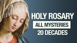 Rosary All Mysteries 20 Decades [upl. by Alehcim]