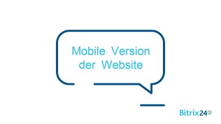 Mobile Version der Website  Websites und Onlineshops  Bitrix24 [upl. by Petrie]