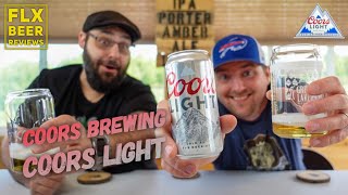 Coors Brewing Co  Coors Light American Light Lager  Beer Review 407 [upl. by Rhona971]