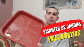 Fazendo pisantes de jardim com molde barato e aproveitamento de materiais [upl. by Yelkao460]