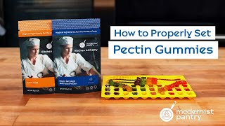 Pectin Gummies How To Properly Set Pectin Gummies Ep 315 [upl. by Najar]