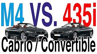 M4 vs 440i vs 435i  CABRIO CONVERTIBLE  BMW F83 vs F33  Body Exterieur Comparison  Vergleich [upl. by Yraek25]