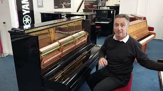 Used Steinway Model K Upright Piano For Sale Demonstrated By Graham Blackledge [upl. by Asoj]