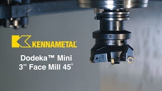 Face Milling Inconel 625  CNC Machining  Kennametal Dodeka [upl. by Ditmore]