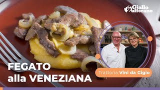 FEGATO alla VENEZIANA  la RICETTA TRADIZIONALE della Trattoria Vini da Gigio🤤🍴 [upl. by Aicac]