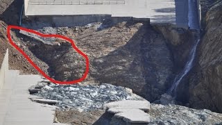 Oroville Update 4 April A closer look at the spillway [upl. by Anglim555]