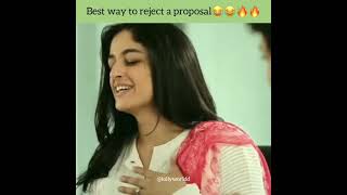 😂🤣😁😎😍😅Best Way to reject a proposal trending supportme Funny video best scenes sad tending [upl. by Erdnoid]