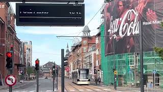 Tram  Letbane  Light Train Tram  Odense  Denmark [upl. by Laamak]