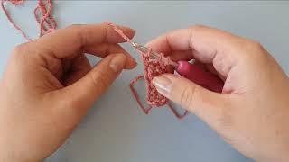 How to crochet a Foundation Double Crochet FDC [upl. by Eislrahc]