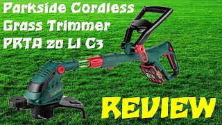 Parkside Cordless Grass Trimmer PRTA 20 LI C3  trimeris is lidl [upl. by Aratahs799]