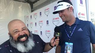 Interview with Hero World Challengewinning caddie Adam Hayes [upl. by Vahe]