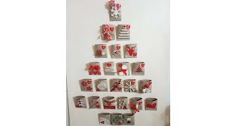 Calendario dellAVVENTO fatto a mano con I ROTOLI CARTA IGIENICA 🎅 DIY [upl. by Mcnutt]