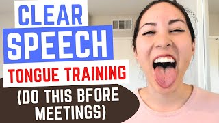 5 Tongue Exercises For Clear Speech And Articulation [upl. by Clyde]