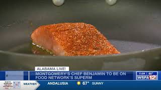 Trenholm grad and celebrity chef quotChef Benjaminquot on WSFA Alabama Live [upl. by Noakes]