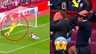 David Raya unbelievable Save of the Season against Ollie Watkins  Aston villa vs Arsenal 😲😨 [upl. by Bilbe]