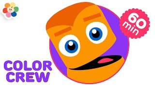 Learning Colors Cartoons for Kids  Educational Cartoon to Teach Kids Colors  Color Crew BabyFirst [upl. by Reggy]