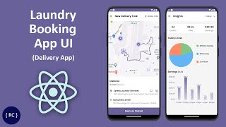 Multi Vendor Laundry Booking App Template  Laundry Delivery App  React Native  Delivery App [upl. by Anayad]