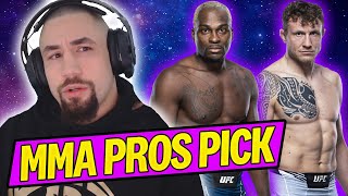 MMA Pros Pick ✅ Derek Brunson vs Jack Hermansson  Part 1 👊 UFC Orlando [upl. by Klara]