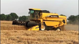 New Holland TC56 Combine Harvester in Pakistan [upl. by Chucho]