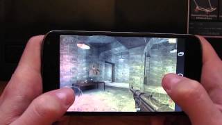 Return to Castle Wolfenstein with HD graphics patch on Android Phone [upl. by Enytnoel]