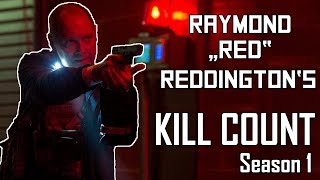 Raymond quotRedquot Reddingtons Kill Count  Season 1  The Blacklist [upl. by Adniral574]