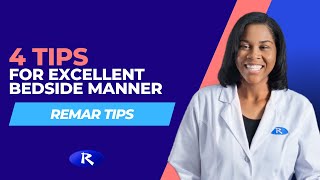 4 Tips for Excellent Bedside Manner [upl. by Eirrot505]