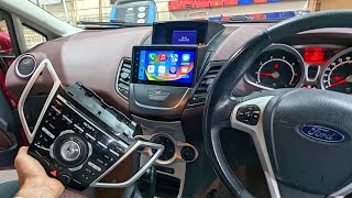 Ford Fiesta Mk6 Pioneer SPHDA160DAB Stereo Upgrade Apple CarPlay amp Android Auto amp Parking Camera [upl. by Eicnarf]