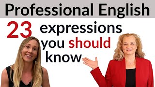 Learn Professional English Expressions For Fluent English [upl. by Scornik983]