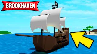 MISE À JOUR DES BATEAUX PIRATES ET ANIMAUX SUR BROOKHAVEN ROBLOX [upl. by Glen278]