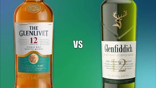 Glenlivet 12 vs Glenfiddich 12 Year Old Single Malt Scotch Whisky [upl. by Okim867]