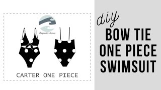 DIY Bow Tie One Piece  Carter Onesie  Edgewater Avenue [upl. by Borrell773]