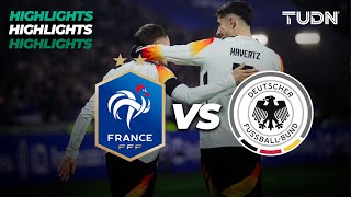 HIGHLIGHTS  Francia 02 Alemania  Amistoso Internacional  TUDN [upl. by Rebmetpes]