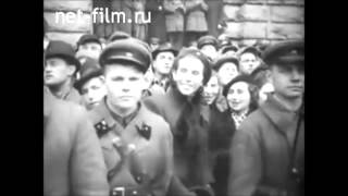 October Revolution Parade Lvov 1939 [upl. by Elehcar]