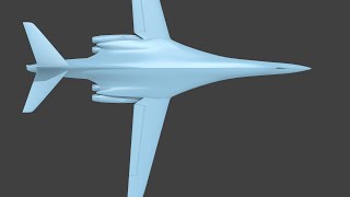 b 1b lancer model in blender [upl. by Kcirrek]