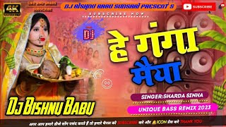 hey ganga maiya song DJ Remix 2024Old Chhath puja Song remixchhathpujanewsongchhathgeet [upl. by Gertrudis]