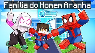 A FAMÍLIA do HOMEM ARANHA no Minecraft [upl. by Edson625]