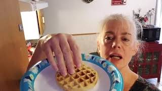 OptaviaMedifast Fueling Hack  Chocolate Chip Bacon Waffles [upl. by Willtrude]