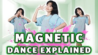 ILLIT 아일릿 ‘Magnetic’ Dance Tutorial explained [upl. by Holleran325]