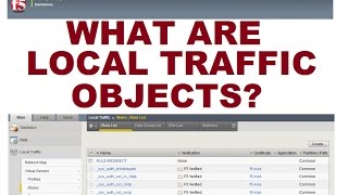 What are local traffic objects  Video 5  Free F5 LTM load balancer training videos [upl. by Hynda]