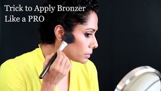 How To Apply Bronzer Properly  Tutorial by Pallavi Symons  Makeup Basics  Glamrs [upl. by Trudey]